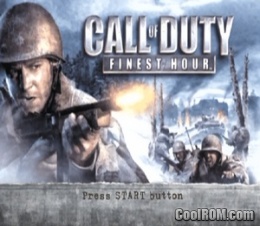 Call Of Duty Finest Hour Germany Rom Iso Download For Sony Playstation 2 Ps2 Coolrom Com
