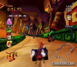 Crash Tag Team Racing Rom (Iso) Download For Sony Playstation 2 / Ps2 - Coolrom.com