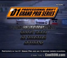 D1 Professional Drift Grand Prix Series para Playstation 2 (2005)