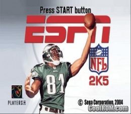 ESPN NFL 2K5 (Europe) ROM (ISO) Download for Sony Playstation 2 / PS2 