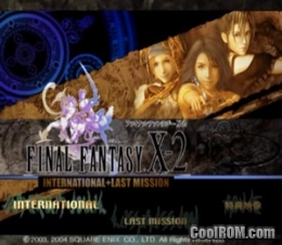 Final Fantasy X 2 International Last Mission Japan Rom Iso Download For Sony Playstation 2 Ps2 Coolrom Com