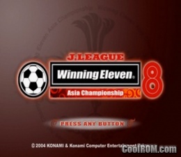 J League Winning Eleven 8 Asia Championship Japan Rom Iso Download For Sony Playstation 2 Ps2 Coolrom Com