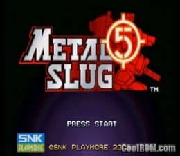 metal slug 5 ps2