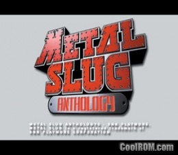 Metal Slug Anthology ROM, PS2 Game