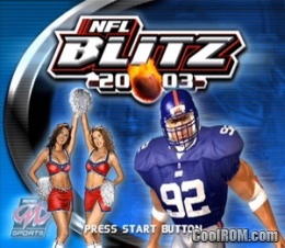 NFL Blitz 2003 (PS2) - The Cover Project