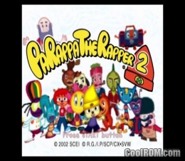 PaRappa the Rapper 2 ROM (ISO) Download for Sony Playstation 2 / PS2 