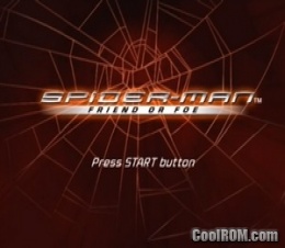 SpiderMan Friend or Foe jogo playstation ps2