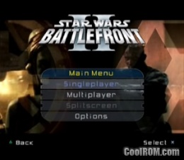 Arv nøgle interview Star Wars - Battlefront II (v1.01) ROM (ISO) Download for Sony Playstation 2  / PS2 - CoolROM.com