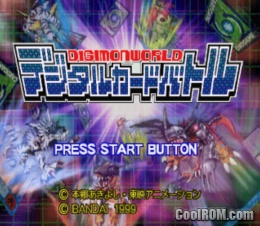 Digimon World Digital Card Battle Japan Rom Iso Download For Sony Playstation Psx Coolrom Com