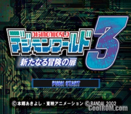Digimonworld 3 Aratanaru Bouken No Tobira Japan Rom Iso Download For Sony Playstation Psx Coolrom Com
