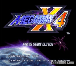 MegaMan X4 Sony PlayStation (PSX) ROM / ISO Download - Rom Hustler