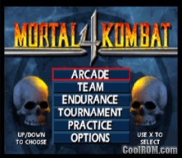 Mortal Kombat 4 ROM (ISO) Download for Sony Playstation / PSX 