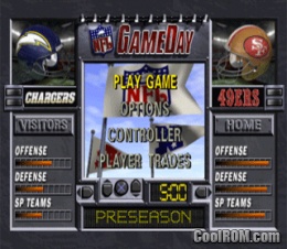 NFL GameDay 97 ROM (ISO) Download for Sony Playstation / PSX 