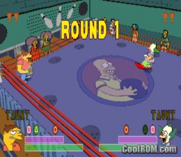 the simpsons wrestling ps1