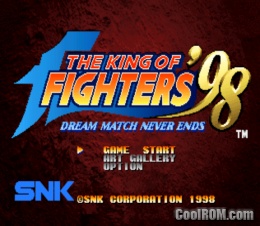 The King of Fighters '98 (Japan) ROM (ISO) Download for Sony Playstation /  PSX 