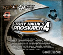 Tony Hawk's Pro Skater 4 (USA) ISO < PS2 ISOs