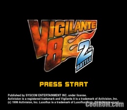 Vigilante 8 2nd Battle Japan Rom Iso Download For Sony Playstation Psx Coolrom Com