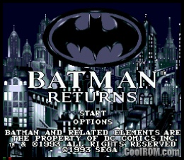 Batman Returns ROM (ISO) Download for 